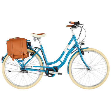 Bicicleta holandesa eléctrica ORTLER E-SUMMERFIELD Azul 2020 0